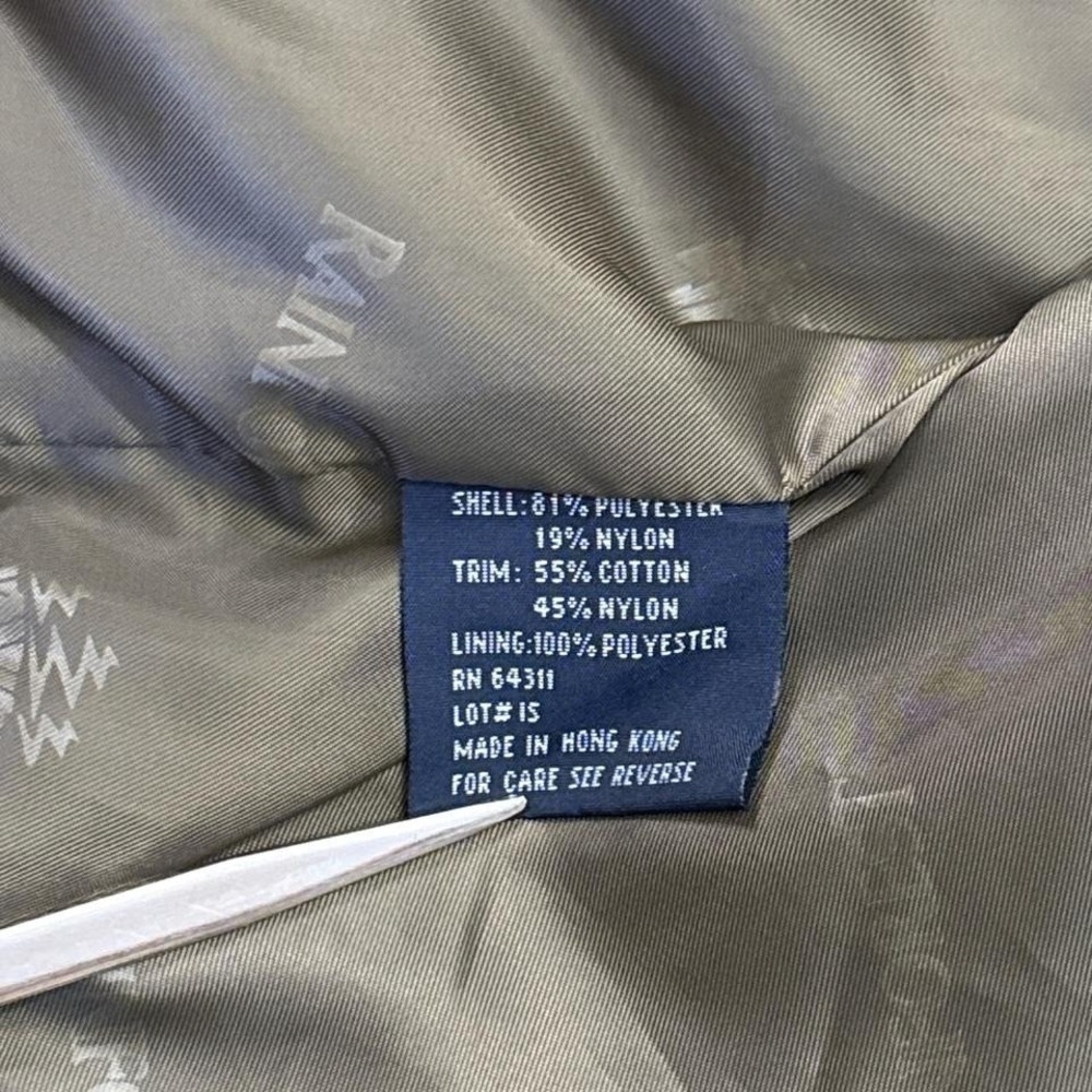 RainForest Navy Jacket Olive Collar Men's XL Outdoor Casual Layer - Picture 5 of 8